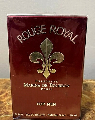 בושם לגבר 100מל Rouge Royal Princesse Marina De Bourbon  50ml EDT Spray Men Cologne SEALED